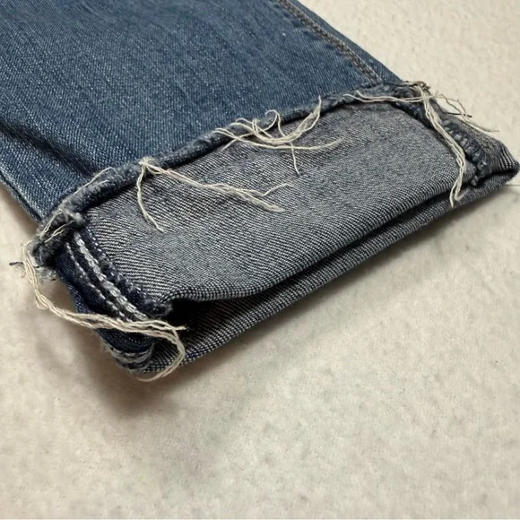 White House Black Market The Skimmer Distressed Mid Rise Jeans Size 8 #2168 - Picture 7 of 10